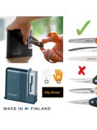 Fiskars Functional Form Clip-Sharp ollóélező, nagy, fekete