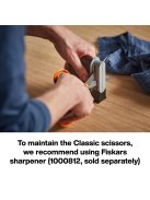 Fiskars Functional Form Clip-Sharp ollóélező, nagy, fekete