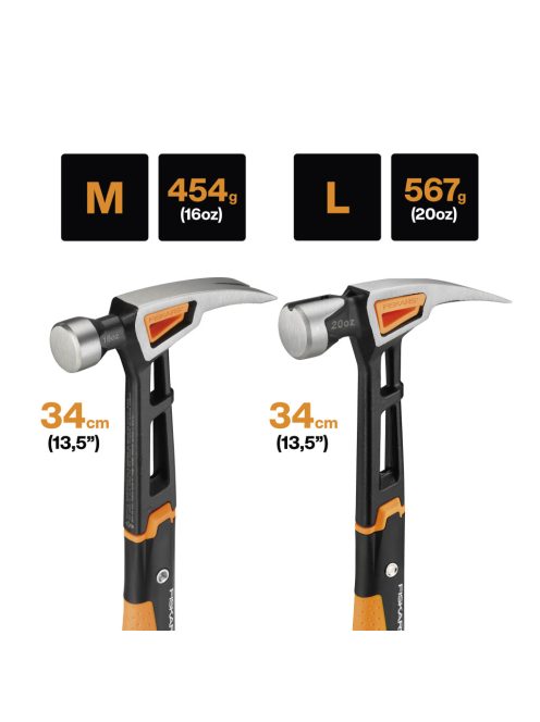 Fiskars PRO IsoCore™ befejező kalapács M (1020213)