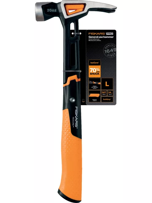Fiskars PRO IsoCore™ általános kalapács L (1020214)