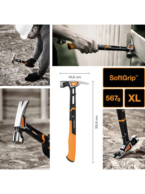 Fiskars IsoCore™ általános kalapács XL (1020215)