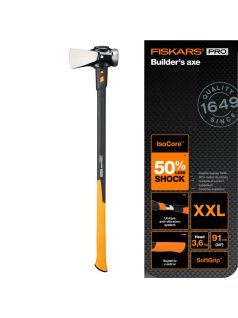   Fiskars PRO IsoCore™ építőipari fejsze, XXL, 3,5 kg (1020220)