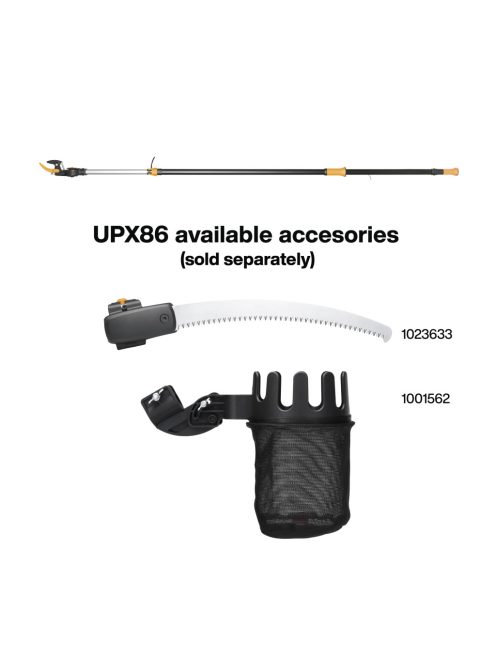 Fiskars PowerGearX™ UPX86 teleszkópos magassági ágvágó, bypass - 25 év garanciával (1023624)