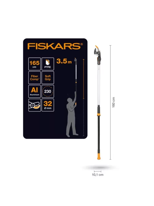 Fiskars PowerGearX™ UPX82 magassági ágvágó (nem teleszkópos), bypass - 25 év garanciával