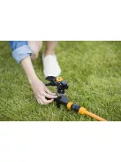 Fiskars Impulzusos esőztető, fémből, kerekekkel (1023656)