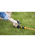 Fiskars Impulzusos esőztető, fémből, kerekekkel (1023656)