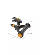 Fiskars Impulzusos esőztető, fémből, kerekekkel (1023656)