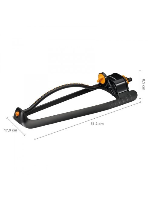Fiskars Oszcilláló esőztető, fém talp (1023660)