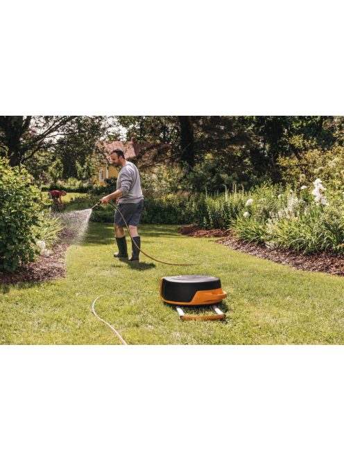 Fiskars Performance XL automata tömlőkocsi kerekekkel Q4  (1025933) - falra is szerelhető