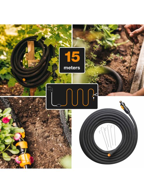 Fiskars Csepegtető tömlő 15m (1025935)
