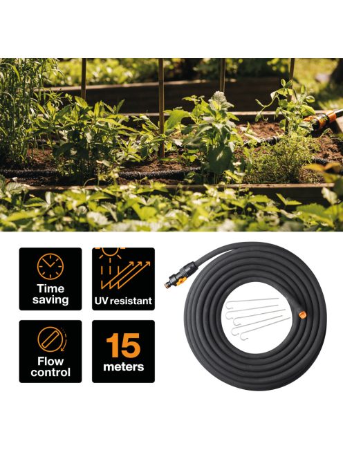 Fiskars Csepegtető tömlő 15m (1025935)