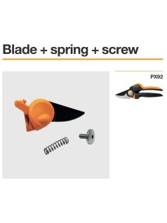 Fiskars Pótpenge, rugó és csavar PX92 (1026275)