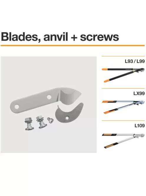 Fiskars Pótpenge és kiegészítőcsavarok L109, LX99, L93, L99 (1026286)