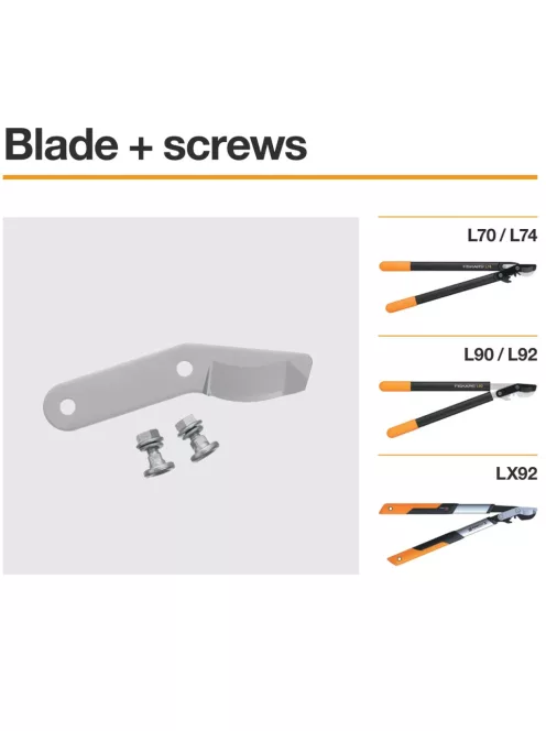 Fiskars Pótpenge és kiegészítőcsavarok L70, L74, L90, L92, LX92 (1026288)