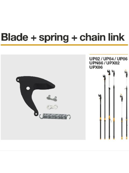 Fiskars Pótpenge, rugó és lánckapocs; UP82, UP84, UP86, UPX82, UPX86-hoz (1026293)