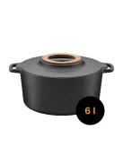 Fiskars Norden™ öntöttvas edény (casserole), 6 L - 25 év garanciával