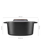 Fiskars Norden™ öntöttvas edény (casserole), 6 L - 25 év garanciával