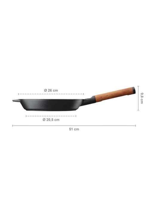 Fiskars Norden™ öntöttvas grill serpenyő, 26 cm - 25 év garanciával