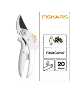 Fiskars P57 metszőolló, bypass, fehér (1026916)