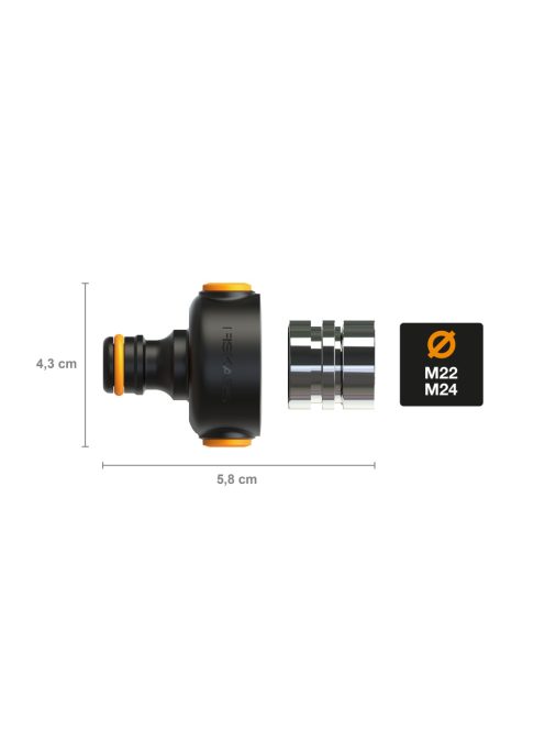 Fiskars Csaptelep csatlakozó, beltéri M22x1/M24x1 (1027062)