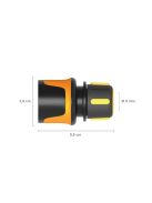 Fiskars Tömlő-gyorscsatlakozó, 9 mm (3/8”) FLOW (1027071)