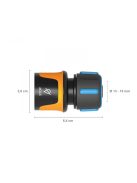 Fiskars Tömlő gyorscsatlakozó, 13-15 mm (1/2-5/8”) STOP (1027079)
