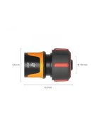 Fiskars Tömlő-gyorscsatlakozó, 19 mm (3/4”) STOP LB (min 30) /csomagolás nélküli/ (1027082)