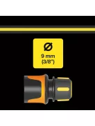 Fiskars Tömlőcsatlakozó Be/Ki 9 mm (3/8”) (1027085)