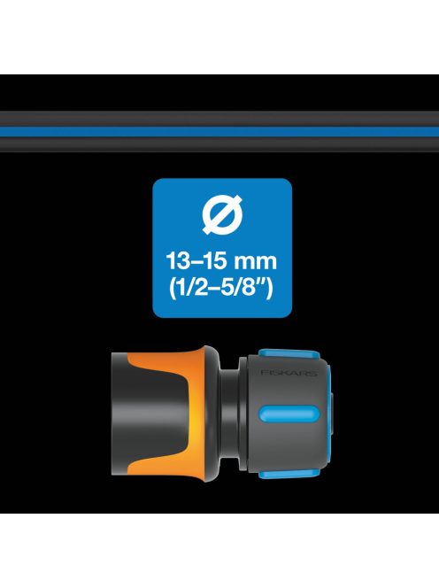 Fiskars Tömlőcsatlakozó, Be/Ki 13-15 mm (1/2-5/8”) (1027086)