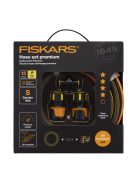 Fiskars Locsolótömlő szett, premium 15m 9mm (5 év garancia a tömlőre) (1027101)