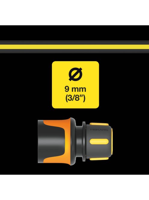 Fiskars Locsolótömlő szett, premium 15m 9mm (5 év garancia a tömlőre) (1027101)