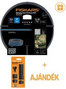 Fiskars Locsolótömlő, 13 mm (1/2"), 20 m Q5 + AJÁNDÉK ÖNTÖZŐ ALAPKÉSZLET
