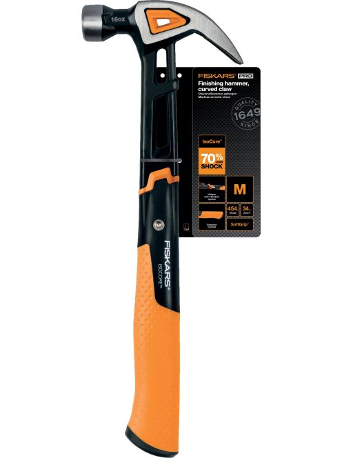 Fiskars IsoCore™ kalapács, M, görbített (1027202)