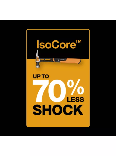 Fiskars PRO IsoCore™ általános kalapács, L, görbített (1027203)