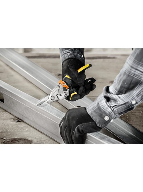 Fiskars PowerGear™ Aviation lemezvágó olló, egyenes (1027207)