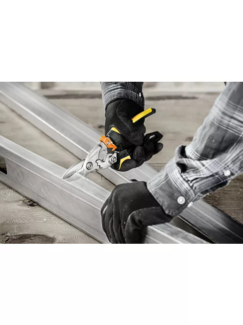 Fiskars PRO PowerGear™ Aviation lemezvágó olló, egyenes (1027207)