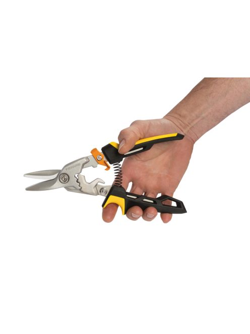 Fiskars PowerGear™ Aviation lemezvágó olló, egyenes (1027207)