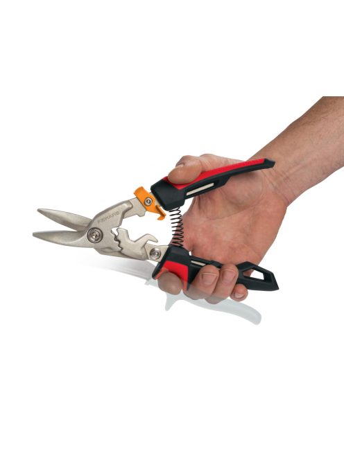 Fiskars PowerGear™ Aviation lemezvágó olló, bal (1027209)