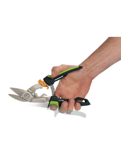 Fiskars PowerGear™ Aviation lemezvágó olló offset, jobb (1027210)