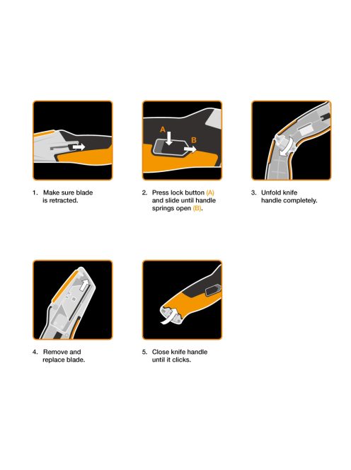 Fiskars PRO CarbonMax™ állítható tapétavágó kés (1027223)