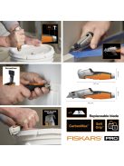 Fiskars PRO CarbonMax™ pengekés festőknek, festékes vödör nyitó funkcióval, csavarhúzóval (1027225) - Sérült csomagolású, hibátlan termék