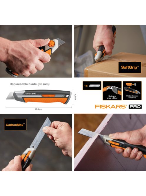 Fiskars CarbonMax™ pengekés, 25 mm (1027228)
