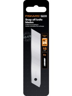   Fiskars Pótpengék CarbonMax™ pengekéshez, 18 mm, 5 darabos (1027232)