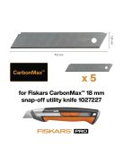 Fiskars Pótpengék CarbonMax™ pengekéshez, 18 mm, 5 darabos (1027232)