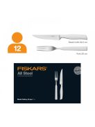 Fiskars All Steel Steak evőeszköz készlet, 24 db-os (1027505)