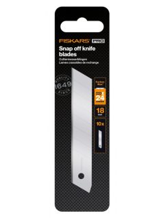   Fiskars Pótpengék CarbonMax™ pengekéshez, 18 mm, 10 darabos (1048066)