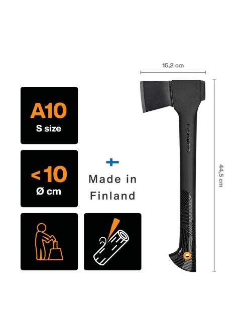 Fiskars Solid fejsze A10 (X10 megfelelője) (1051085)