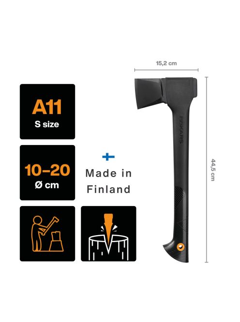 Fiskars Solid hasítófejsze A11 (X11 megfelelője) (1051086)