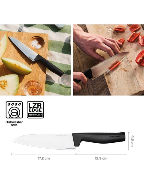 Fiskars Hard Edge Közepes szakácskés (1051748)