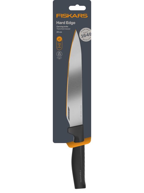 Fiskars Hard Edge Szeletelő kés (1051760) + AJÁNDÉK KÉSÉLEZŐ